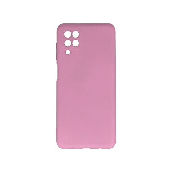 Silicone Case with Camera Shield for Samsung Galaxy A22 4g Pink